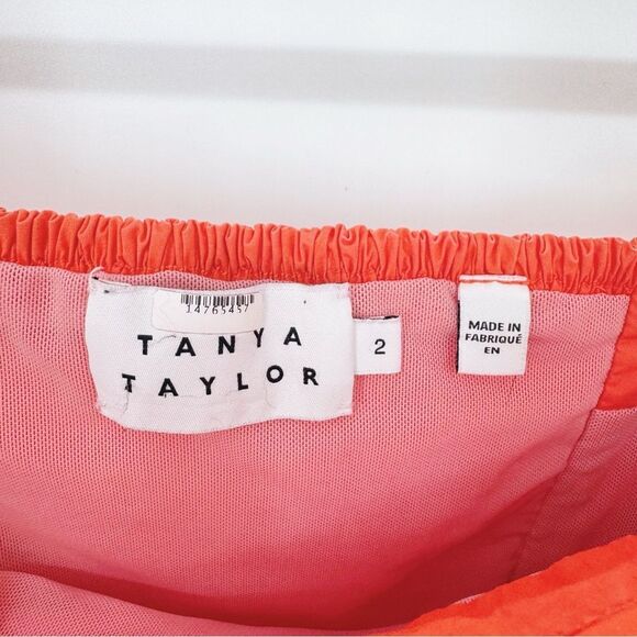 Tanya Taylor Alondra Off Shoulder Puff‎ Sleeve Crop Top Sz 2 - Picture 7 of 11